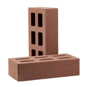 Кирпич облицовочный пустотелый гладкий РуБелЭко КСПГ5 шоколад