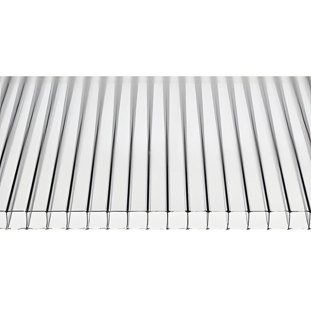 Поликарбонат сотовый Master 4.0*2100*6000 мм прозрачный плотность 0.51 кг/м.кв