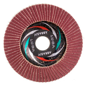 Круг лепестковый Lugaabrasiv 125*22 мм А120 конический КЛТ2