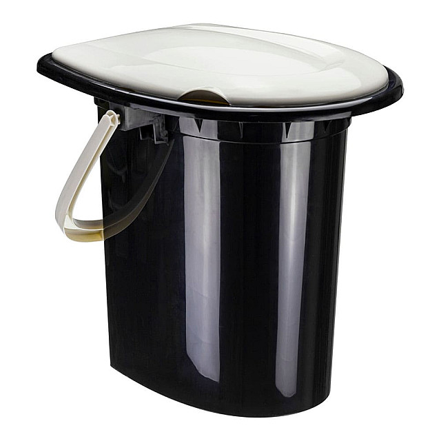 Ведро туалетное Idea М2459 белый ротанг 16 л