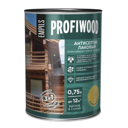Антисептик Profiwood лаковый тонирующий калужница 0.75 л