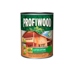 Антисептик Profiwood лаковый тонирующий красное дерево 0.75 л