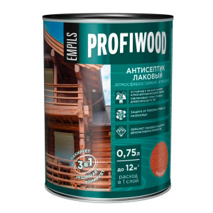 Антисептик Profiwood лаковый тонирующий рябина 0.75 л