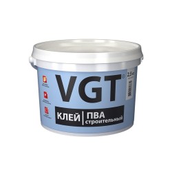 Клей VGT ПВА строительный 2.5 кг