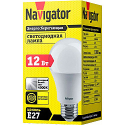 Лампа Navigator 82 481 NLLВ-А60-12-230-4K-E27