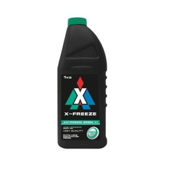 Антифриз X-freeze Green 11 1 кг зеленый