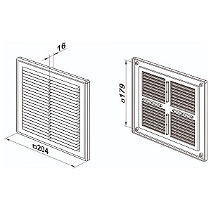 Решетка вентиляционная Zernberg Seria1 2020