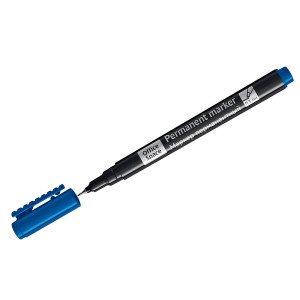 Маркер перманентный OfficeSpace 270906 тонкий металлический наконечник 0.5 мм синий