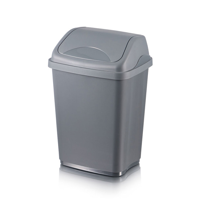 Контейнер для мусора Elfplast Ultra 589 графитовый 10 л