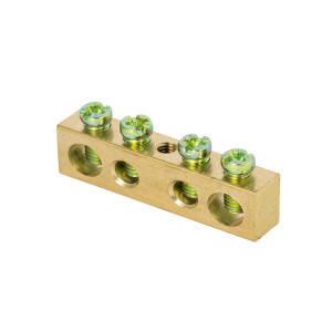 Шина EKF PROxima sn0-63-04 PEN ноль-земля 6*9 мм 4 отверстия