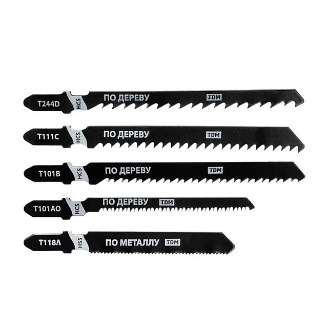 Набор пилок для электролобзика TDM Electric Рубин SQ1089-0212