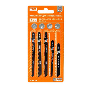 Набор пилок для электролобзика TDM Electric Рубин SQ1089-0212