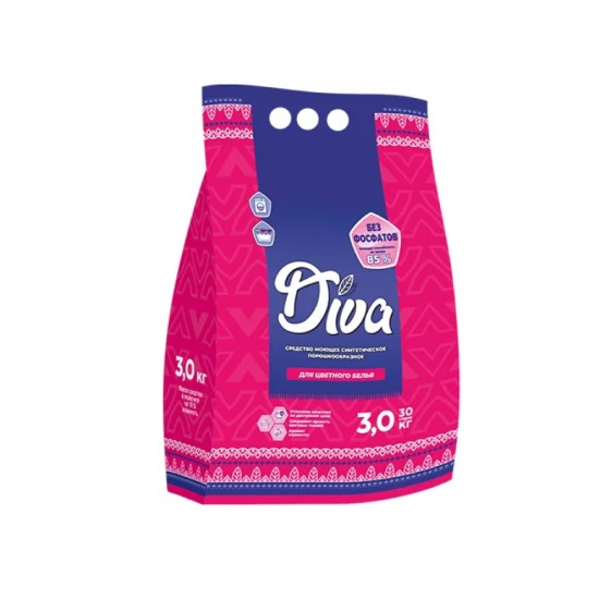 Стиральный порошок для цветного белья Diva 3 кг