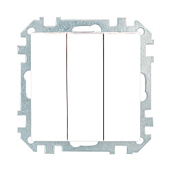 Выключатель Bylectrica Стиль С05 10-529 3 клавиши белый