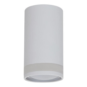 Светильник накладной TruEnergy Modern 21305 с матовым кольцом под лампу GU10 55*100 мм белый
