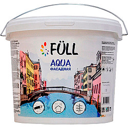 Краска Full Aqua фасадная белая матовая 2.5 л