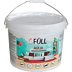 Краска Full Aqua интерьерная белая матовая 2.5 л