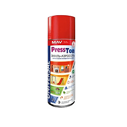 Эмаль-аэрозоль MAV PressTon акриловая RAL 9010 белый 520 мл