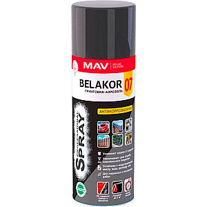 Грунтовка-аэрозоль MAV Belakor 07 алкидная антикоррозионная серая 520 мл