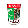 Краска MAV Brava Эко-Дом белая полуглянцевая 0.9 л