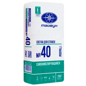 Самонивелир Тайфун Мастер №40 черновой 25 кг