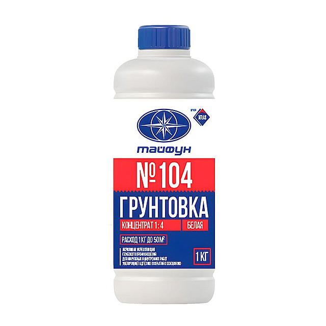 Грунтовка Тайфун Мастер №104 концентрат 1 кг Грунтовка Тайфун Мастер №104 концентрат 1 кг