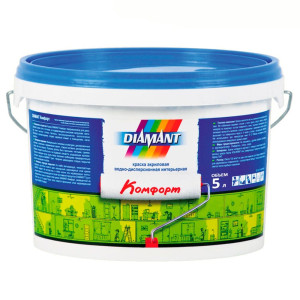 Краска Diamant Комфорт белая 5 л