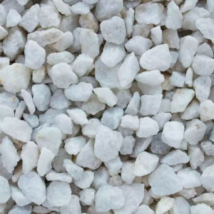 Щебень РуБелЭко 5-10 мм мраморно-белый 20 кг