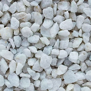 Щебень РуБелЭко 10-20 мм мраморно-белый 20 кг