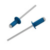 Заклепка вытяжная 4.8*12 мм Starfix 97901-25 RAL 5005 алюминий/сталь 25 шт