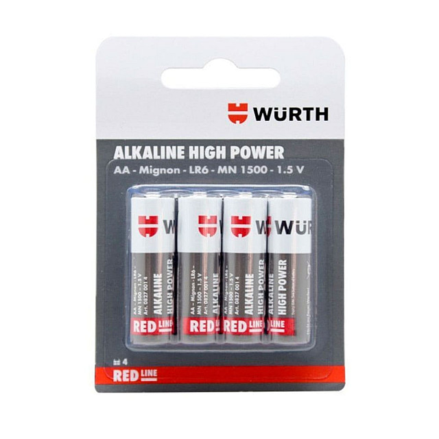 Элемент питания Wumax 18270014 Alkaline High Power AA/LR6-1.5B щелочной 4 шт Элемент питания Wumax 18270014 Alkaline High Power AA/LR6-1.5B щелочной 4 шт