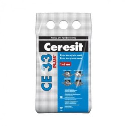 Фуга Ceresit CE 33 для узких швов №07 серая 2 кг