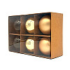 Набор шаров Калядны час Classic gold YC412907 8 см 6 шт