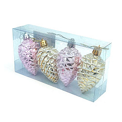 Набор шаров Калядны час Snowy Pine Cones O5318-650 7 см 4 шт