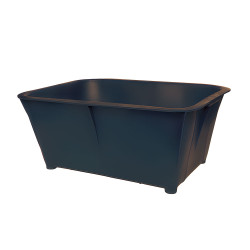 Ящик хозяйственный БЗПИ 321829 с ручками непищевой черный 40 л