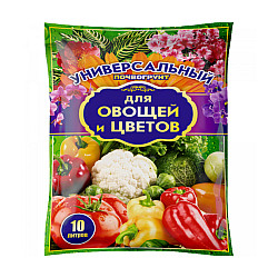 Почвогрунт универсальный Рост Агро Для овощей и цветов 10 л