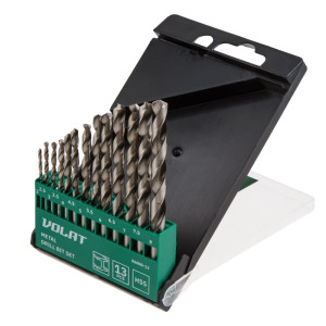 Набор сверл Волат HSS 86000-13 по металлу 2-8 мм 13 шт