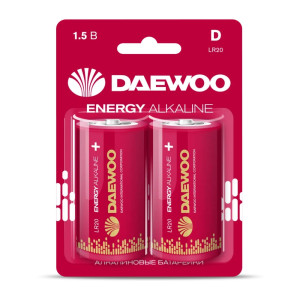 Элемент питания Daewoo Energy Alkaline BL-2 LR20