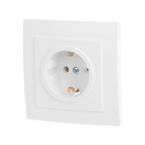 Розетка Юпитер Стандарт JP7420-01 белая