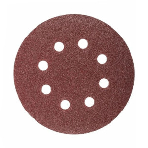 Шлифлист Gepard GP5001-120 125 мм круг Р120 для дерева 8 отверстий 5 шт