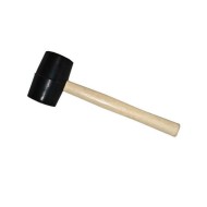 Киянка резиновая Startul Master ST2010-90 черная 0.9 кг с деревянной ручкой