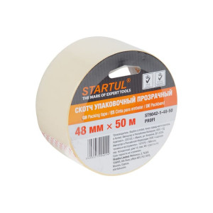 Скотч упаковочный Startul Profi ST9042-1-48-50 48 мм*50 м прозрачный