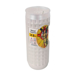 Свеча вставка SAS OL-34 ритуальная пластмассовая