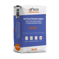 Штукатурная смесь БЦК 2/31 цементно-известковая для наружных работ 25 кг