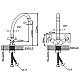 Смеситель Cronwil CD340-49 для кухни с высоким изливом