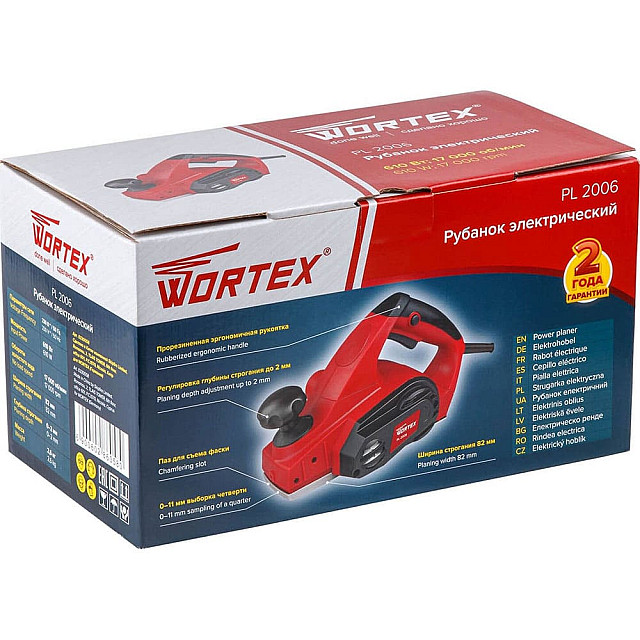 Рубанок электрический Wortex PL 2006