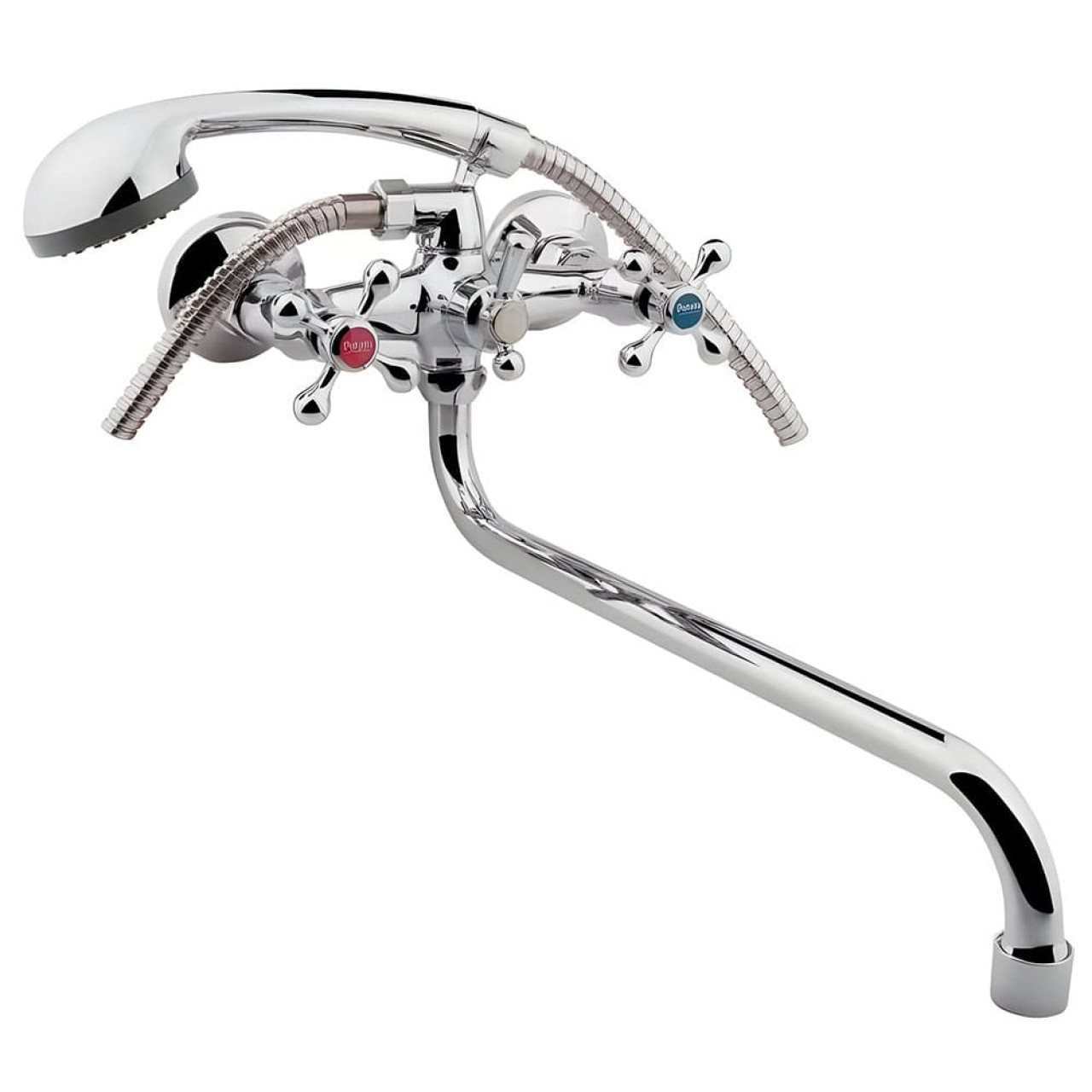 Смарт-престиж смеситель для ванны/душа,излив 350мм,с аксессуарами, хром. Нос. Смеситель для ванны иддис ретро. Смесители для ванны r. Смеситель для ванны с коротким изливом.