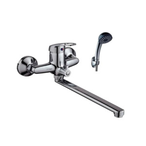 Смеситель для ванны Эверест В22-023 D40 со встроенным дивертором