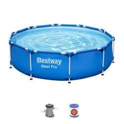 Бассейн каркасный Bestway Steel Pro 56679 с фильтр-насосом 305*76 см 4678 л