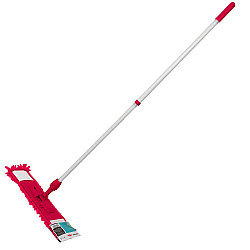 Швабра для пола Perfecto Linea 43-400123 с насадкой из шенилла фуксия